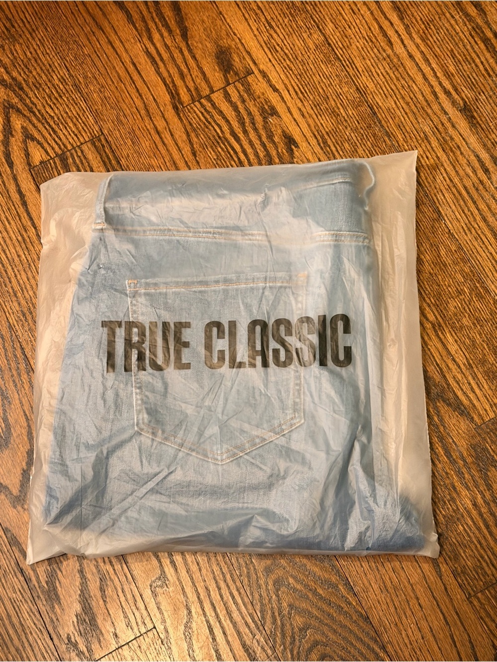 Straight Fit Men's Jeans in Medium Blue - Picture 2 of 10